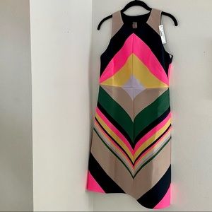 COPY - J Crew Collection NWT Bright Chevron Dress